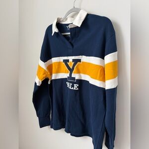 Yale Navy and Yellow Rugby Shirt